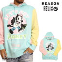 FELIX パーカー リーズン コラボ REASON CLOTHING MADE IT HOODIE パーカー スウェットローライダー アメ車 キャラクター 人気 アメリカ