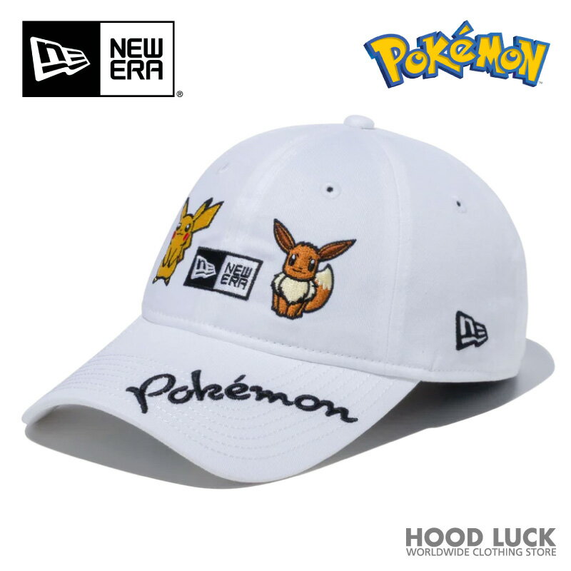 ニューエラ ポケモン コラボ 9TWENTY ホワイト ゴルフ 920 ローキャップ WOMEN ピカチュウ イーブイ NEW ERA POKEMON GOLF 任天堂 かわいい レディース メンズ