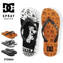 父の日 プレゼント DC SHOES SPRAY GRAFFIK サンダル ビーチサンダル ビーサン グラフィック プリント 大人用 サンダル メンズ ブランド...