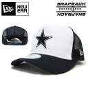 ニューエラ メッシュキャップ 星 ダラス カウボーイズ【ネイビー×ホワイト】NEW ERA A-FRAME TRUCKER MESH CAP Dallas Cowboys ニューエラー