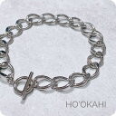 【シルバーチェーンブレスレット】【18cm】ごつめ シルバー チェーン ブレスレット 太め 太目 大ぶり メタリック メタル 鎖 マンテル 留め具 シンプル カ...