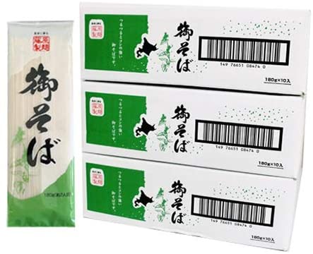 送料無料 そば 乾麺 蕎麦 3箱(180g×30束入) 1ケース 藤原製麺