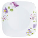 コレールバイオレットミスト スクエア大皿 J2213-VM 耐熱ガラスCORELLE