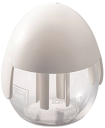 HARIO（ハリオ）エッグクッカー　耐熱ガラス 実用容量：卵1個用 カラー：ホワイト・イエロー・ピンク 特価品