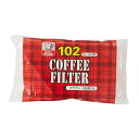 カリタKalitaNKコーヒーフィルター102濾紙ブラウン2〜4人用 100枚入