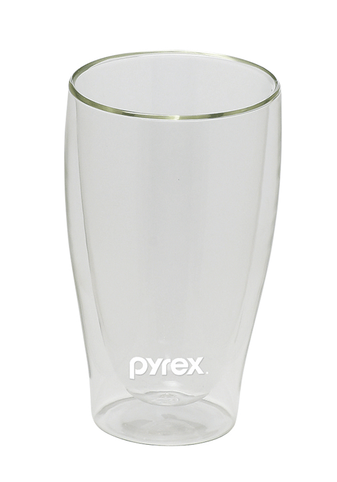 パイレックス PYREX耐熱ダブルウォールタンブラー容量：410ml＊ロゴ入り
