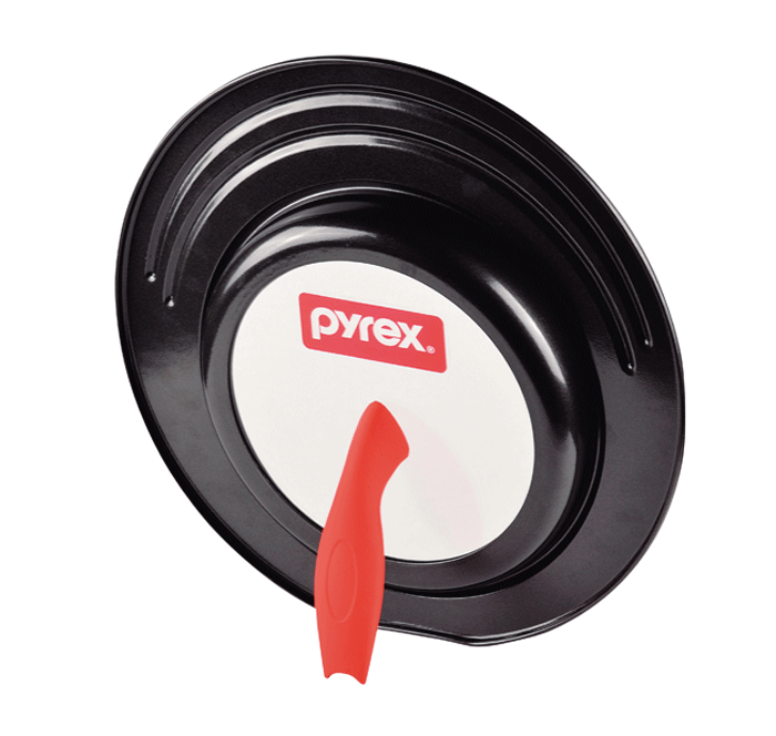 パイレックス PYREX シリコーン加工窓付スタンドパンカバー24〜29cm用アルミニウム