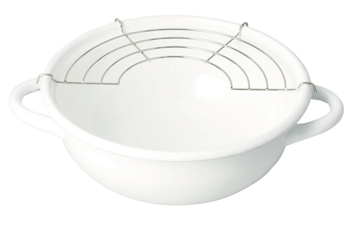 ホーロー天ぷら鍋 20cmブランキッチンオール熱源対応パール金属