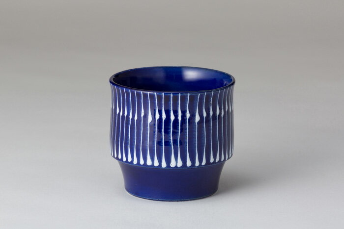 西海陶器 琉璃 スタックカップ雨垂れ波佐見焼材質：磁器