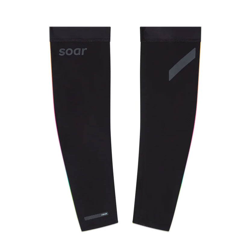 SOAR Running ARM SLEEVES black ランニング 2025AW wso(aw25sa8mwblack)