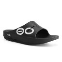 E[tHX OOFOS Jo[T_ OOahh Sport-Black/White ooahhsp blkwht shower(050051182)