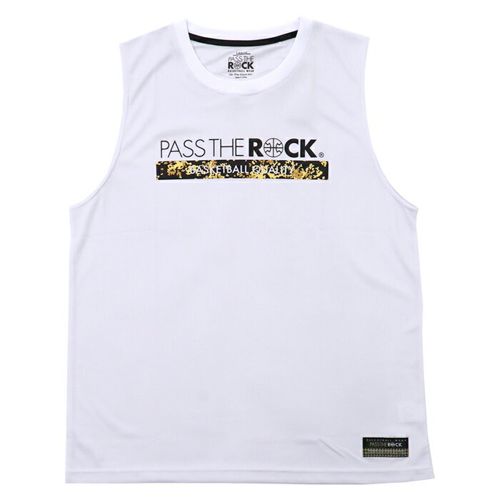 PASS THE ROCK パスザロック スリーブレスシャツ バスケットボールウェア 2024SS wba(ptr-2608white) 2502bwtk 返品交換不可