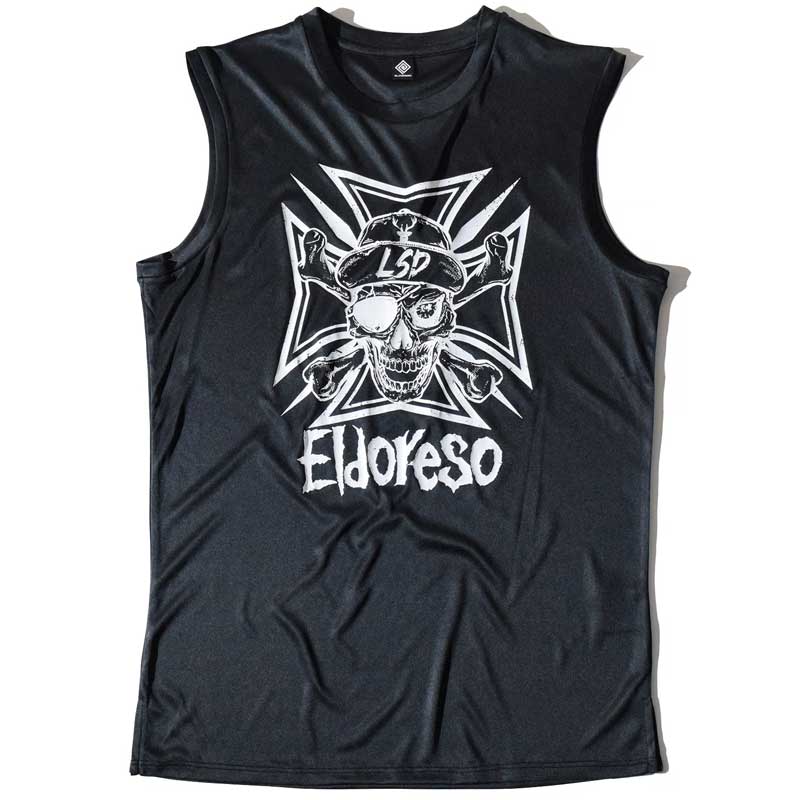 ELDORESO エルドレッソ Lsd Bone Sleeveless ランニング 2024SS(e1213623black)