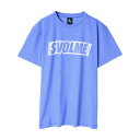 SVOLME スボルメ BOXロゴハーフスリーブ ランニング 2024AW wsv(7243-21800blue) 2502wtk