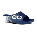 ウーフォス OOFOS リカバリーサンダル OOahh Sport Navy/Matrix 正規品 slide(ooahhsp-nvymtx)