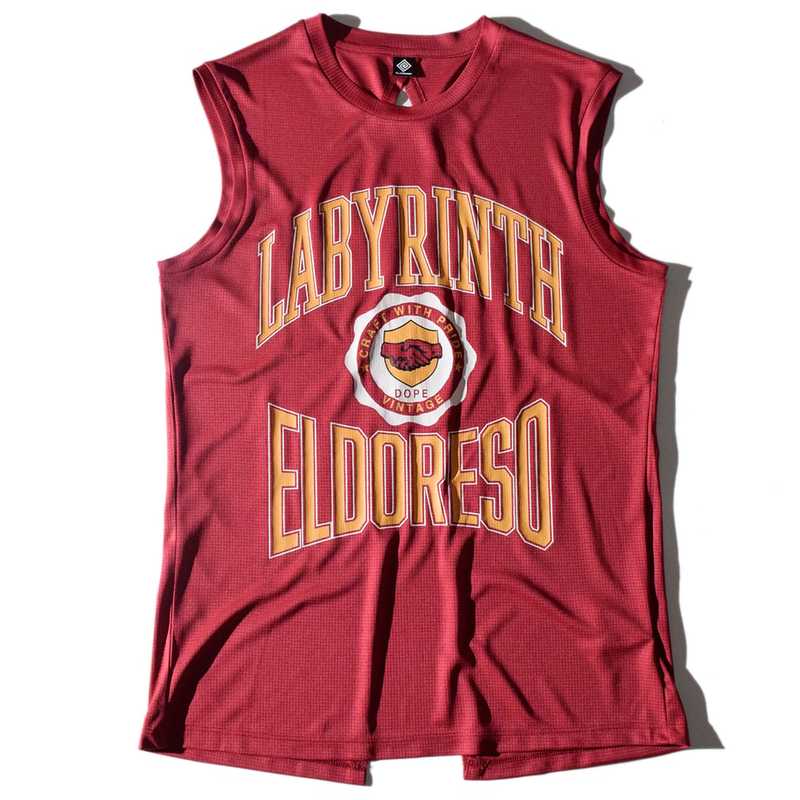 ELDORESO Labyrinth Sleeveless エルドレッソ ランニング 2026SS e1224816 burgundy(e1224816burgundy)