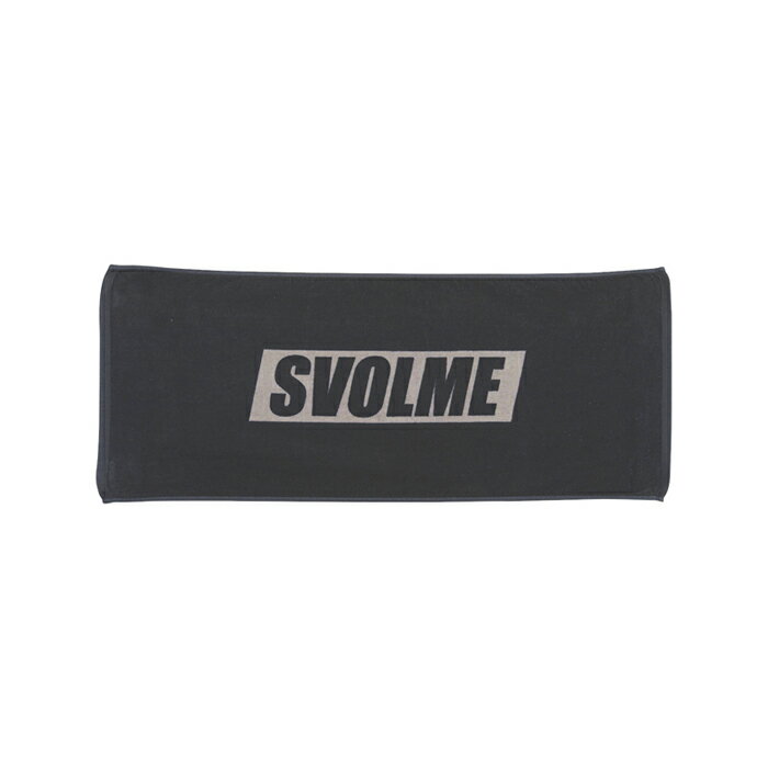 SVOLME スボルメ BOXロゴフェイスタオル 2023FW wsv(1231-09829black)