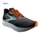 ブルックス ハイペリオンマックス BROOKS HYPERION MAX メンズランニングシューズ BRM3903 ブラック/ライトブルー 23fabr(brm3903blb)