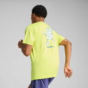 PUMA GRAPHICS RUNNING スローガン Tシャツ プーマ メンズランニングウェア 2025SS wpu(52722639)(4)