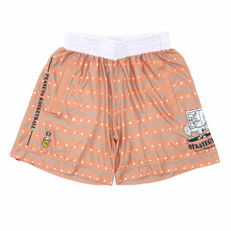 BALLLINE ボールライン スヌーピー PEANUTS 昇華バギーパンツ バスパン バスケットボールウェア 2025FW wba(pnup7728morg)