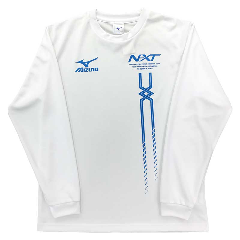 ミズノ オリジナル長袖Tシャツ NXT縦ロゴ ロンT 陸上 ランニングウェア MIZUNO wmi...
