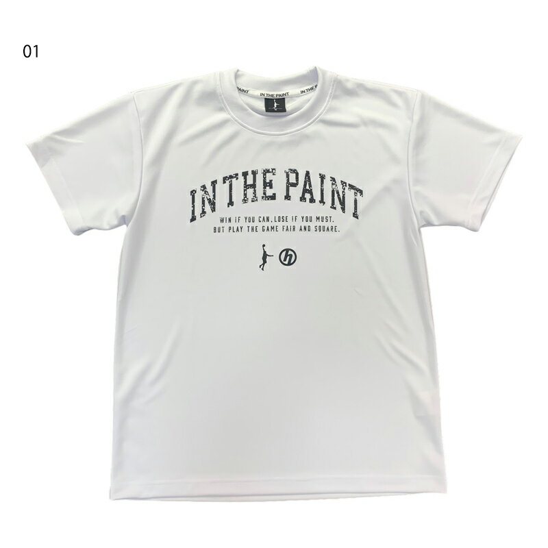 IN THE PAINT インザペイント オリジナルTシャツ 半袖シャツ バスケットボールウェア(itp2302hh)