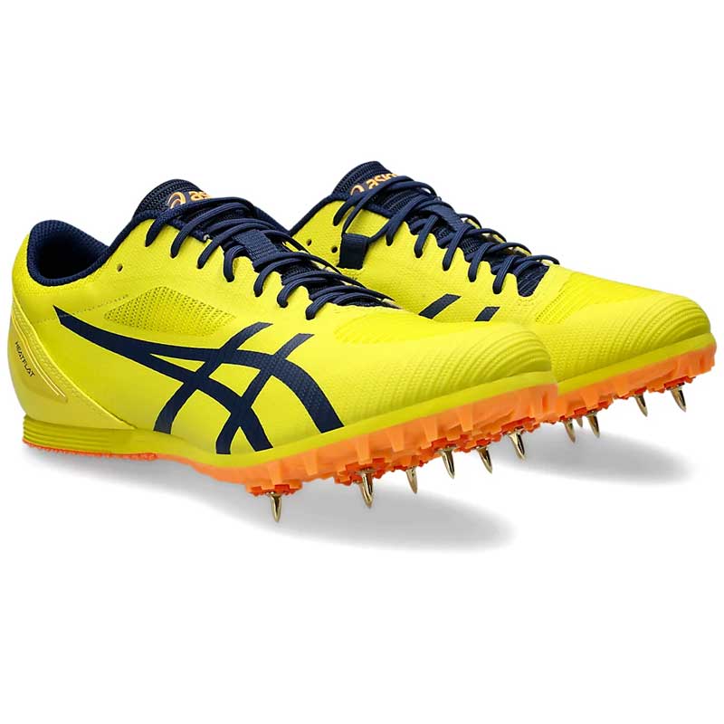 アシックス ヒートフラット12 asics HEATFLAT12 短・中距離用 陸上スパイク 1093A195-750 2024asp 土トラック兼用 kenyo(1093a195750) rssns