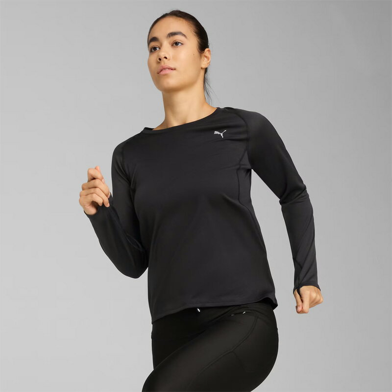  PUMA WOMENS RUN VELOCITY ロングスリーブ Tシャツ ヴェロシティ プーマ レディース ランニングウェア 2025AH wpuw(52727601)