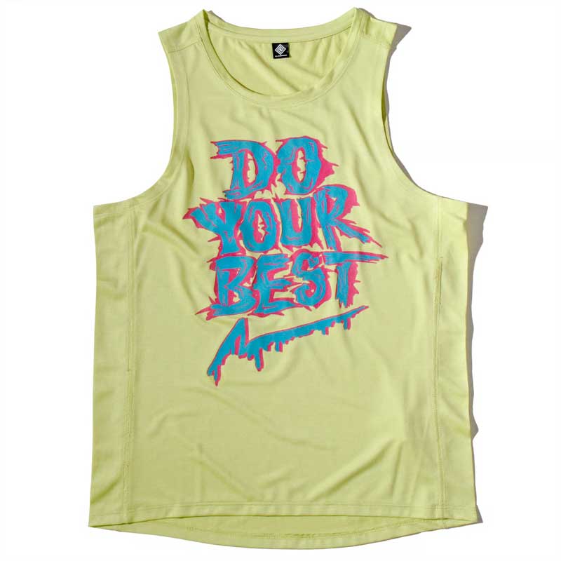 ELDORESO Do Your Best Tank エルドレッソ ランニング 2025FW(e1221925yellow)