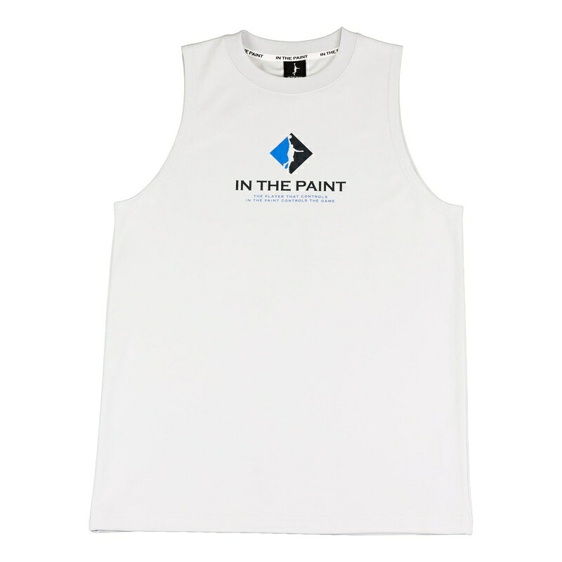 インザペイント IN THE PAINT ダイヤ ノースリーブシャツ [商品説明] 2026年FALL＆WINTERの新作 ノースリーブシャツがリリースされました。 胸元と背面ににダイヤ型のレイアップマンロゴとIN THE PAINTのテキストをプリントしたこれからの夏シーズンに向けてのトレーニングに必須な1枚です。 素材はエアロシルバー（ポリエステル100％）高級感のあるふっくらとした柔らかいタッチとクール&ドライ機能に加え除菌機能に優れている素材を採用。 [商品詳細] アイテム：バスケット バスケ ノースリーブ タンクトップ 袖なし スリーブレス 素材 : エアロシルバー(ポリエステル100%) シルエット : スタンダード プリント : 胸元 背面 品番 : ITP26501 インザペイント 26FW バスケットボールウェア インザペイント インペ インペ半袖 インザペイントシャツ 半袖シャツ バスケットシャツ バスケットボールウェア INTHEPAINT ITP インぺ 2026 バスケットボール スポーツ トレーニング ノースリーブ スリーブレス 練習着 プリントTシャツ ウェア スポーツウェア 中学生 高校生 大学生 大人 男子 女子 男性 女性 チーム 社会人バスケ バスケ部 部活 クラブ 合宿 大会 運動 BASKETBALL