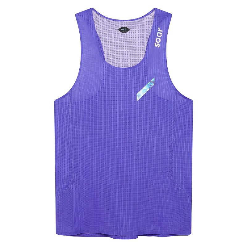 SOAR Running Mens RACE VEST 2.0 SV7M Purple メンズランニングウェア 2026AW wsom(aw26sv7mpurple)