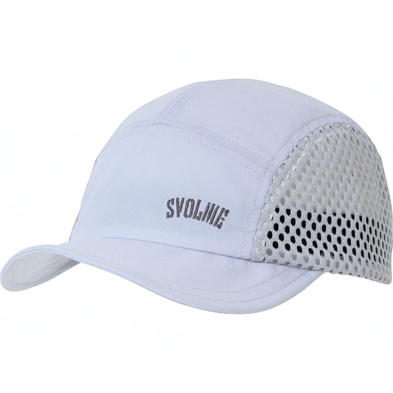 商品名: 軽量メッシュランキャップ 品番: 7263-25821 カラー: LIGHT GRAY カラー名称: LIGHT GRAY 軽量シンプルランキャップ 東レの高通気素材「DotAir」を採用した、サイドメッシュ仕様の5パネルキャップ。 通気性をさらに高め、暑いシーンでも快適な着用感をキープ。 スボルメ SVOLME スボルメランニング ランニング マラソン キャップ ランキャップ ランニングキャップ ランニングウェア 夏小物 紫外線対策 熱中症対策