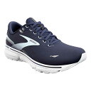 ブルックス ゴースト15 BROOKS GHOST15 ウィメンズ ランニングシューズ BRW3802 ネイビー 22fabr Ghost15　ゴースト15 ウィメンズランニングシューズ 不動の人気を誇るロングセラーモデル ソフトでスムーズな履き心地が至福のランニング体験へと導きます。 衝撃吸収素材DNA LOFTv2: 前作に採用していた独自のクッション素材”DNALOFT”と比較して、配合のバランスはそのままに軽量かつソフトな履き心地を実現した”DNALOFTv2”ミッドソールを採用しました。 スムーズな走り心地:新しく採用されたソフトな”DNALOFTv2”ミッドソールとセグメントされたクラッシュパッドのアウトソールが連動し、接地から蹴り出しまでの流れをスムーズに導きます。 高まったフィット感:エンジニアードメッシュアッパーの快適性と包み込むような履き心地を実現する3Dフィットプリントによって、長い時間の着用時でも快適に保ち続けます。 カーボンニュートラル:ペットボトル8本分に相当するリサイクルポリエステルを使用。 製品の材料をリサイクル代替品に変換し、影響の少ない染色プロセスを採用しました。 また、再生可能エネルギーを使用する工場から材料と製品を調達、さらにカーボンオフセットを購入することで、削減できない排出量を補っています。 ミッドソールドロップ : 12mm 重さ : 250g (24cm) アーチ : Medium,High タイプ : Cushion ミッドソール素材 :DNA LOFT 用途 : セーフティ 原産国 : ベトナム