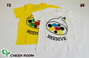 ●均一セール●チークルーム(CHEEKROOM) ハチの巣 半袖Tシャツ(90・100・110) アウトレット