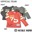 j[h[NiNEEDL WORKjOFFICIAL TEAM@USED DYE NORTHEASTERN WRAM SWEAT SHIRTi100cmE110cmE120cmE130cmE140cmj