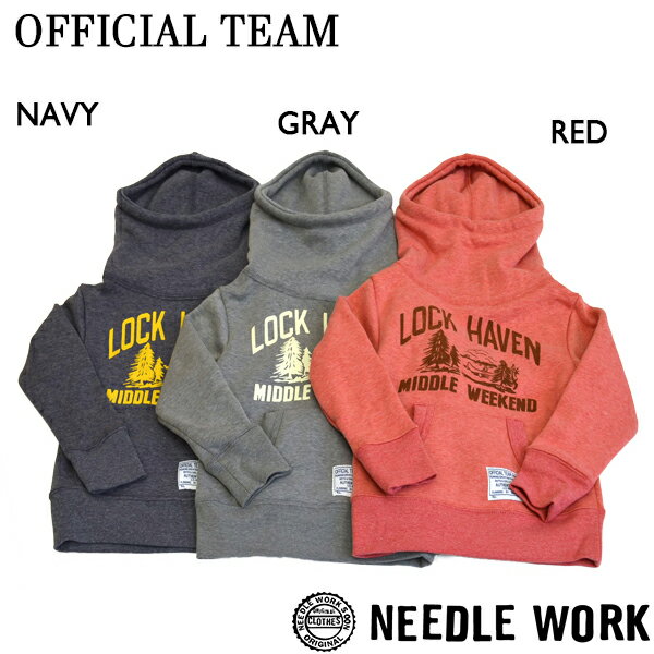 楽天Forever123●均一セール●ニードルワーク（NEEDL WORK）OFFICIAL TEAM　USED DYE LOOK HAVEN WRAM HOODEI（100・110・120・130・140）　アウトレット