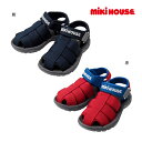 ●24日〜P11倍●30%OFFセール●ミキハウス mikihouse ロゴ シンプル サンダル 男の子 女の子 レジャー(15cm・16cm・17cm・18c...