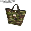 オーシャンアンドグラウンド　OCEAN&GROUND　レッスンBAG CAMO