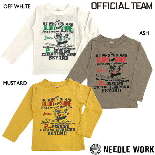 楽天Forever123●50％OFFセール●ニードルワーク（NEEDL WORK）OFFICIAL TEAM GLORY AND SHINE T-SHIRT 長袖Tシャツ（100・120・130・140・150）　アウトレット