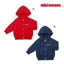 ミキハウス正規販売店/ミキハウス　mikihouse　バックロゴパーカー(80cm・90cm・100cm）