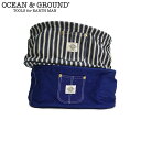 ●24日〜P11倍●オーシャンアンドグラウンド OCEAN&GROUND バギーバッグバギーBAG BLUE BLUE 無地 シンプル ベビーカー 赤ちゃん お...