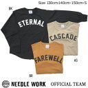 ●40%OFFセール●ニードルワーク(NEEDL WORK)OFFICIAL TEAM SIMPLE LOGO T-SHIRT 長袖Tシャツ(150・S) アウ...