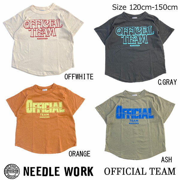 Rakuten - ●50%OFFセール●ニードルワーク（NEEDL WORK）OFFICIAL TEAM　LOGO　半袖Tシャツ(150）　アウトレット