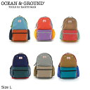 【期間限定P11倍】オーシャンアンドグラウンド　OCEAN&GROUND　リュック DAYPACK CRAZY MORE ナイロン 大容量 軽量 小学生 遠足 通学 チェストベルト 男の子 女の子 キッズ ジュニア(L・17L）