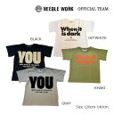 ニードルワーク（NEEDL WORK）OFFICIAL TEAM　ビッグ　ロゴ　プリント　半袖　Tシャツ(120cm・130cm・140cm）