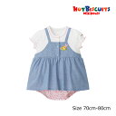 ●15日~P11倍●取り寄せ商品●ミキハウス ホットビスケッツ mikihouse ジャンパースカート風 ショートオール(70cm・80cm)ベビー 赤ちゃん ギフト プレゼント