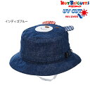 ●15日〜P11倍●ミキハウス ホットビスケッツ mikihouse デニム クロッシェ ハット 帽子 ( 46cm 48cm 50cm 52cm )赤ちゃん ...