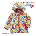 ●15日〜P11倍●ミキハウス ホットビスケッツ mikihouse ウィンドブレーカー 総柄 ジャンパー(80cm・90cm・100cm・110cm・120c...