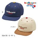 ●30日〜P11倍●取り寄せ商品●ミキハウス ホットビスケッツ mikihouse キャップ 帽子 ロゴ刺繍 ( 46cm 48cm 50cm 52cm ) ベ...