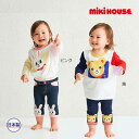 ●15日~P11倍●取り寄せ商品●ミキハウス mikihouse 長袖Tシャツ 8分丈スパッツ BOX付きセット(フリー)ギフトセット ロンT 子ども服 幼児 プレゼント 男の子 女の子